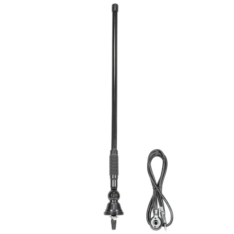 11111tomzz Audio 33cm Gummiantenne AM FM extrem stabil hochflexibel Traktor Baumaschiene Boot Marine Auto Yacht Jeep adaptiert auf DIN (m)