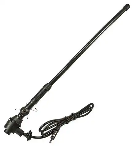 11111tomzz Audio 33cm Gummiantenne AM FM extrem stabil hochflexibel Traktor Baumaschiene Boot Marine Auto Yacht Jeep adaptiert auf DIN (m)