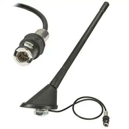 SNAP ROKA KFZ Antenne Dachantenne kompatibel mit Audi Seat Skoda VW im 16V Design mit Verstärker 72 Grad Stab 17.5cm