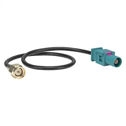 11111tomzz Audio Fakra (M) Antennenadapter Stecker auf SMA Stecker kompatibel mit Audi Seat Skoda VW GSM GPS DAB Navi