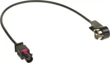 11111ACV Antennenadapter kompatibel mit Renault Megane III Twingo II adaptiert von Fakra (m) auf ISO (m)