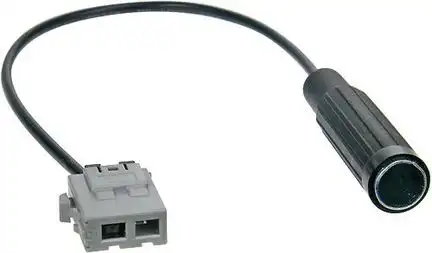 11111ACV Antennenadapter kompatibel mit Kia Opirus OEM Radio adaptiert von GT13 (m) auf DIN (f)