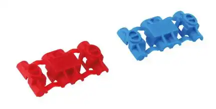 11111Klemmverbinder 10 Stück rot/blau Set für Kabel 0.5 - 2.5mm² wiederlösbar