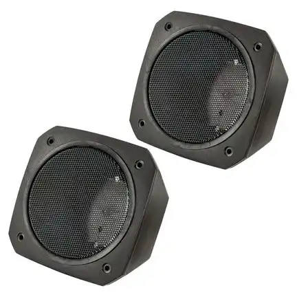 11111tomzz Audio 10er Retro Look Aufbau Lautsprecher Gehäuse 100mm DIN Lautsprecher KFZ Youngtimer Boot LKW Baumaschinen Hobbykeller