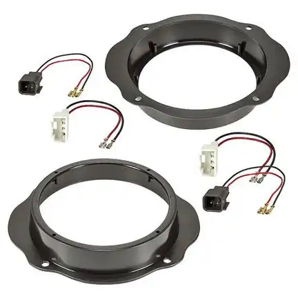 11111Lautsprecher Adapter Set kompatibel mit Ford Focus Kuga Fiesta C-Max S-Max adaptiert auf 165er Lautsprecher