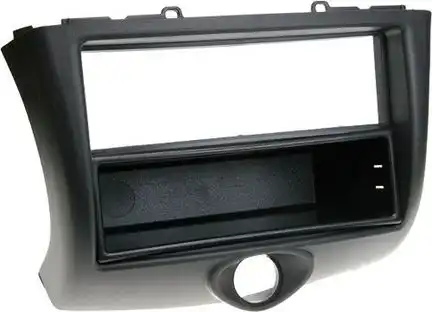 11111ACV Radioblende kompatibel mit Toyota Yaris Yaris Verso (P1) (P2) 2-DIN mit Fach schwarz Bj. 03/2003 - 2005