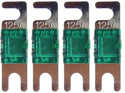 11111ACV Mini-ANL Sicherung (4 Stk.) 125 Ampere 