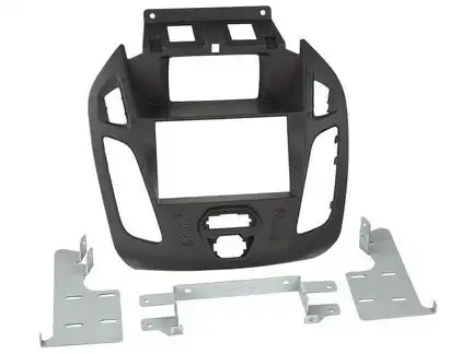 11111ACV Radioblende kompatibel mit Ford Tourneo Connect Transit Connect (PJ2) 2-DIN mit Display schwarz