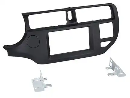 11111ACV Radioblende kompatibel mit Kia Rio (UB) 2-DIN schwarz Bj. 09/2011 - 03/2015