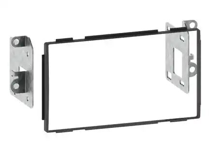 11111ACV Doppel DIN Radioblende kompatibel mit Nissan Qashqai Qashqai+2 (J10) 2-DIN schwarz bis Bj. 11/2013