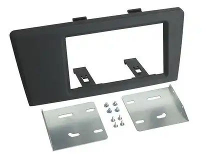 11111ACV Radioblende kompatibel mit Volvo S60 V70 XC70 2-DIN-Set schwarz Bj. 2000 - 09/2003