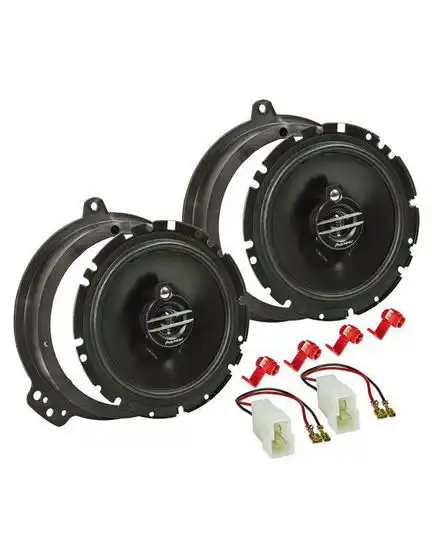 11111tomzz Audio Lautsprecher Einbau Set kompatibel mit Audi A3 A4 8P 8PA B7 165mm 3-Wege Koaxial System Pioneer TS-G1730f