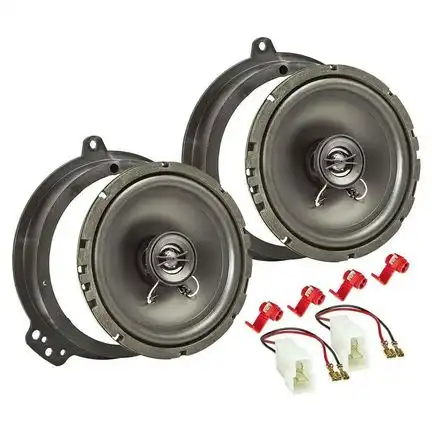 11111tomzz Audio TA16.5-PRO Lautsprecher Einbau Set kompatibel mit Audi A3 A4 8P 8PA B7 165mm 2-Wege Koaxial System