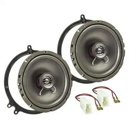 11111tomzz Audio TA16.5-PRO Lautsprecher Einbau Set kompatibel mit Audi A3 A4 A6 C5 C6 165mm 2-Wege Koaxial System