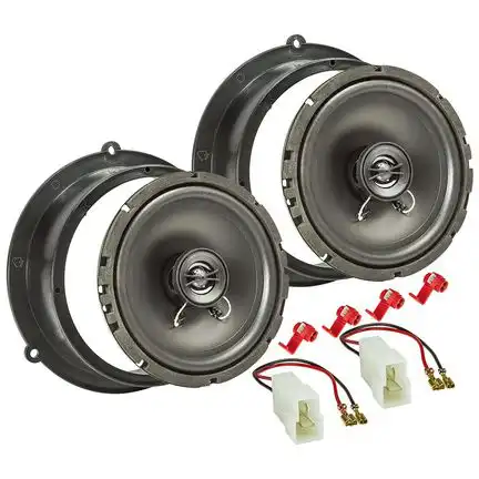 11111tomzz Audio Lautsprecher Einbau Set kompatibel mit Audi A3 A4 A5 A6 Q3 Q5 Q7 165mm 2-Wege Koaxial System Pioneer TS-G1720f