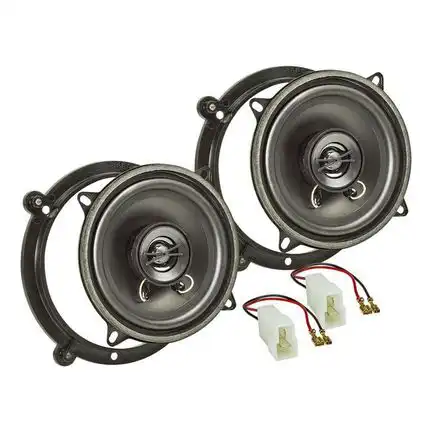 tomzz Audio Lautsprecher Einbau Set kompatibel mit Audi A3 8L 130mm 2-Wege Koaxial System TA13.0-PRO