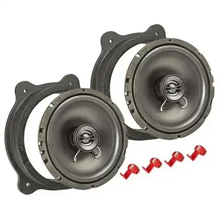 11111tomzz Audio TA16.5-PRO MDF Lautsprecher Einbau Set kompatibel mit BMW 3er E46 Compact 165mm 2-Wege Koaxial System