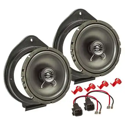 11111tomzz Audio Lautsprecher Einbau Set kompatibel mit Chevrolet Cadillac Hummer Cobalt HHR Cruze Camaro Impala Malibu Escalade H2 H3 165mm 2-Wege Koaxial System Pioneer TS-G1720f