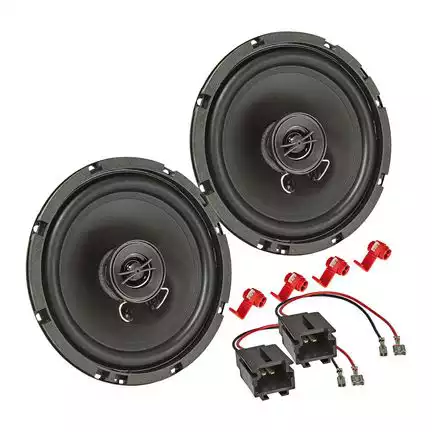 11111tomzz Audio TA16.5-PRO Lautsprecher Einbau Set kompatibel mit Citroen C2 C3 DS3 C5 C6 Xantia 165mm 2-Wege Koaxial System