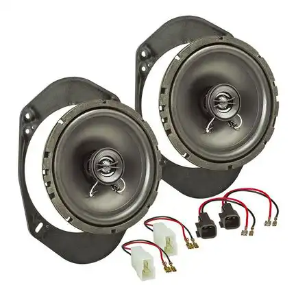 11111tomzz Audio Lautsprecher Einbau Set kompatibel mit Ford Fiesta Ka Focus Mondeo 165mm 2-Wege Koaxial System Pioneer TS-G1720f