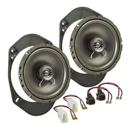 11111tomzz Audio TA16.5-PRO Lautsprecher Einbau Set kompatibel mit Ford Fiesta Ka Focus Mondeo 165mm 2-Wege Koaxial System