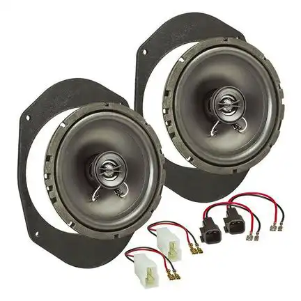 11111tomzz Audio TA16.5-PRO MDF Lautsprecher Einbau Set kompatibel mit Ford Fiesta Ka Focus Mondeo 165mm 2-Wege Koaxial System