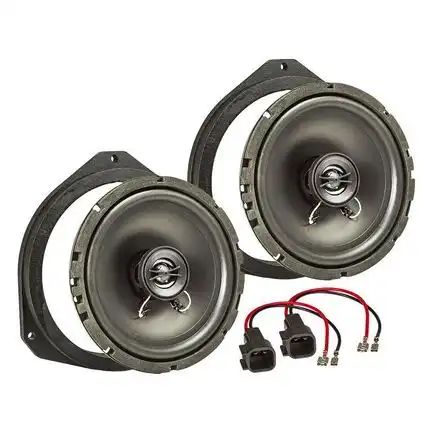 11111tomzz Audio TA16.5-PRO MDF Lautsprecher Einbau Set kompatibel mit Ford Ka 165mm 2-Wege Koaxial System