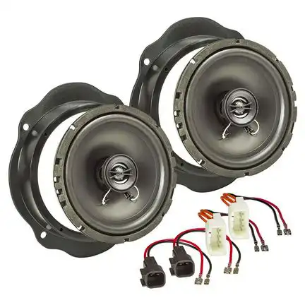 11111tomzz Audio Lautsprecher Einbau Set kompatibel mit Ford Focus C-Max Fiesta Kuga 165mm 3-Wege Koaxial System TS-G1720f