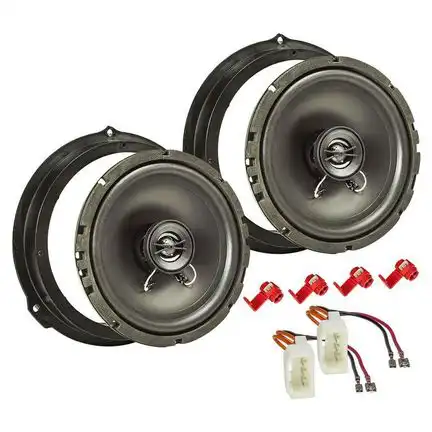 11111tomzz Audio TA16.5-PRO Lautsprecher Einbau Set kompatibel mit Ford C-Max Focus Kuga Transit Custom 165mm 2-Wege Koaxial System