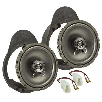 11111tomzz Audio TA16.5-PRO Lautsprecher Einbau Set kompatibel mit Ford Escort Orion 165mm 2-Wege Koaxial System