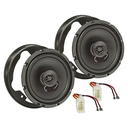 tomzz Audio Lautsprecher Einbau Set kompatibel mit Ford S-Max Galaxy 165mm 2-Wege Koaxial System Pioneer TS-G1720f