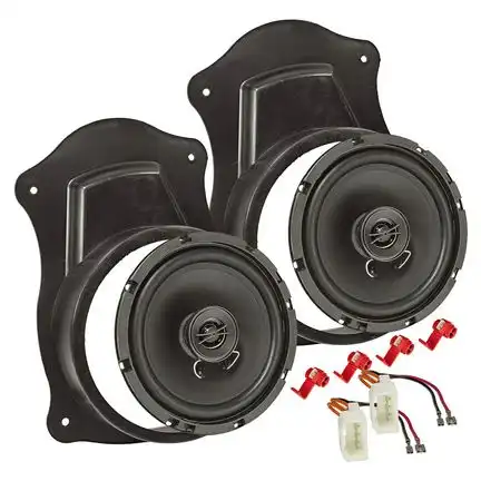 11111tomzz Audio TA16.5-PRO Lautsprecher Adapter Set kompatibel mit Ford Transit Custom Transit Connect 165mm 2-Wege Koaxial System adaptiert auf 165er Lautsprecher