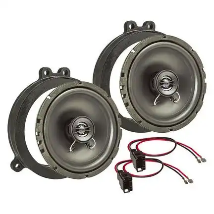 11111tomzz Audio TA16.5-PRO MDF Lautsprecher Einbau Set kompatibel mit Mercedes CLC CLK 165mm 2-Wege Koaxial System