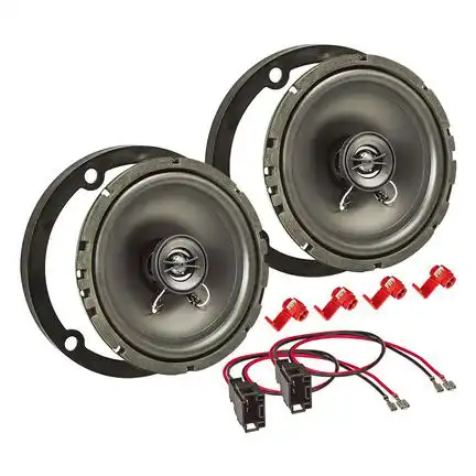 11111tomzz Audio Lautsprecher Einbau Set kompatibel mit Mercedes VW Sprinter Vito Viano Crafter 165mm 2-Wege Koaxial System Pioneer TS-G1720f