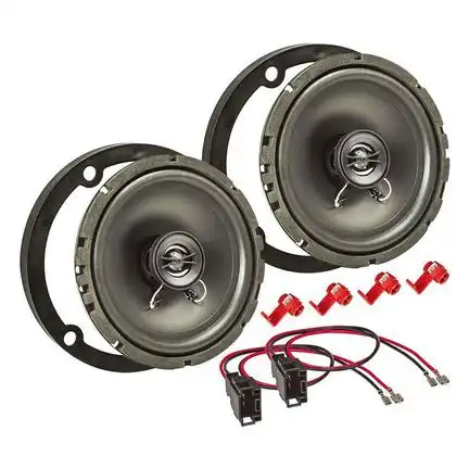 11111tomzz Audio TA16.5-PRO Lautsprecher Einbau Set kompatibel mit Mercedes VW Sprinter Vito Viano Crafter 165mm 2-Wege Koaxial System