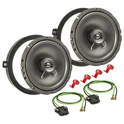 11111tomzz Audio TA16.5-PRO Lautsprecher Einbau Set kompatibel mit Mercedes C-Klasse (W202) 165mm 2-Wege Koaxial System