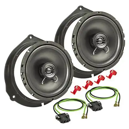 11111tomzz Audio Lautsprecher Einbau Set kompatibel mit Mercedes C-Klasse E-Klasse G-Klasse V-Klasse Vito Viano 165mm 2-Wege Koaxial System Pioneer TS-G1720f