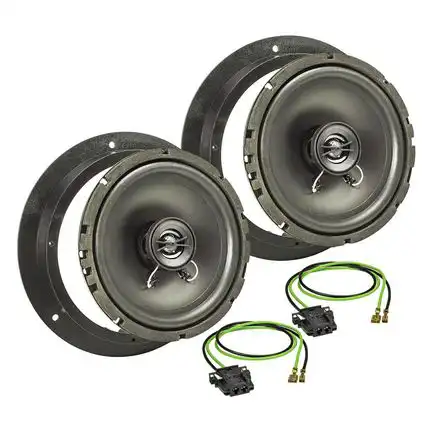 tomzz Audio Lautsprecher Einbau Set kompatibel mit Mercedes A-Klasse B-Klasse W169 T245 165mm 2-Wege Koaxial System Pioneer TS-G1720f