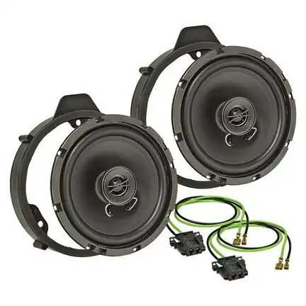 tomzz Audio TA16.5-PRO Lautsprecher Einbau Set kompatibel mit Mercedes A-Klasse B-Klasse W176 T246 165mm 2-Wege Koaxial System