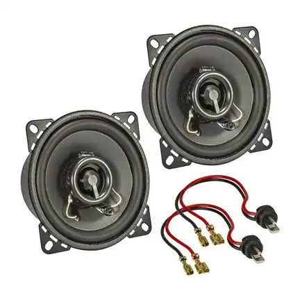 tomzz Audio Lautsprecher Einbau Set kompatibel mit Mercedes Sprinter Vito Viano 190er S-Klasse 100mm 2-Wege Koaxial System TA10.0-PRO