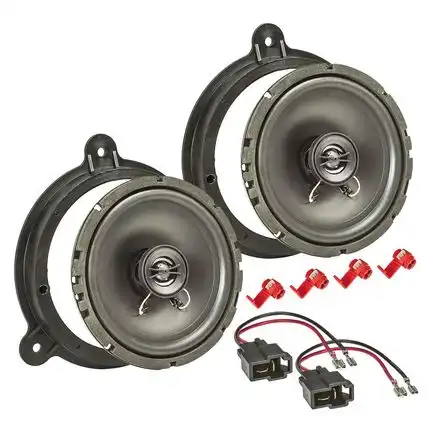 11111tomzz Audio TA16.5-PRO Lautsprecher Einbau Set kompatibel mit Nissan Micra Note NV200 Primera Qashqai Almera Juke X-Trail Pulsar 350Z Navara Pathtfinder Maxima 165mm 2-Wege Koaxial System