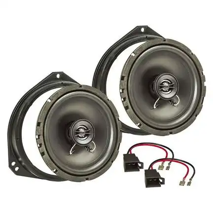 11111tomzz Audio TA16.5-PRO Lautsprecher Einbau Set kompatibel mit Opel Renault Corsa Tigra Vivaro Trafic B C 165mm 2-Wege Koaxial System