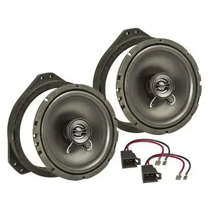 11111tomzz Audio TA16.5-PRO MDF Lautsprecher Einbau Set kompatibel mit Opel Astra Omega Vectra Zafira Senator Calibra 165mm 2-Wege Koaxial System