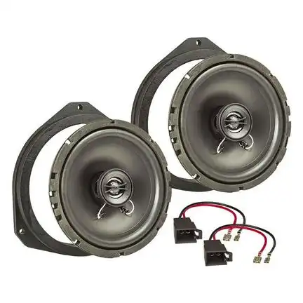 11111tomzz Audio TA16.5-PRO MDF Lautsprecher Einbau Set kompatibel mit Opel Citroen Fiat Peugeot Astra Corsa Jumper Ducato Boxer 165mm 2-Wege Koaxial System