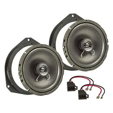 11111tomzz Audio Lautsprecher Einbau Set kompatibel mit Opel Astra Corsa Signum Vectra Zafira 165mm 2-Wege Koaxial System Pioneer TS-G1720f