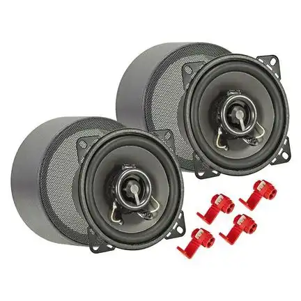 tomzz Audio Lautsprecher Einbau Set kompatibel mit Renault Twingo 100mm 2-Wege Koaxial System TA10.0-PRO