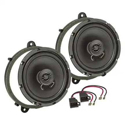 11111tomzz Audio Lautsprecher Einbau Set kompatibel mit Renault Twingo II 165mm 2-Wege Koaxial System Pioneer TS-G1720f