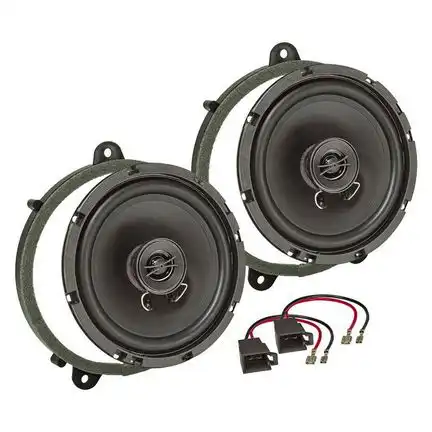 11111tomzz Audio TA16.5-PRO Lautsprecher Einbau Set kompatibel mit Renault Twingo II 165mm 2-Wege Koaxial System