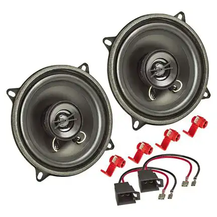 tomzz Audio Lautsprecher Einbau Set kompatibel mit Renault Clio Twingo Laguna Master Modus Espace Scenic 130mm 2-Wege Koaxial System TA13.0-PRO