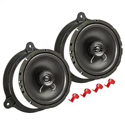 11111tomzz Audio Lautsprecher Einbau Set kompatibel mit Smart ForTwo 453 165mm 2-Wege Koaxial System Pioneer TS-G1720f